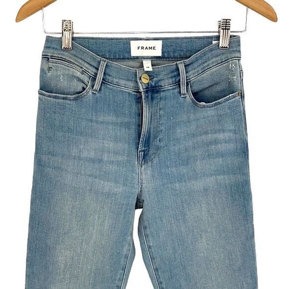 Frame Denim Blue Flare & Wide Leg Jeans - Picture 2 of 12